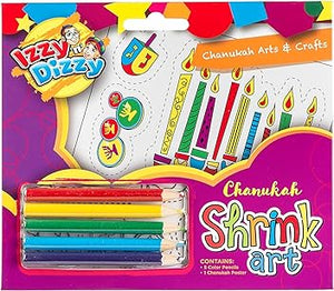 Chanukah shrink art craft