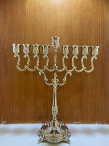 Silver Plated Candle Menorah