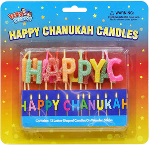 Happy Chanukah candles