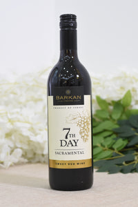 7th  Day Red Kiddush Wine